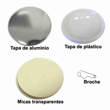 Botones publicitarios de 1.25'' - Grupo Emi RD